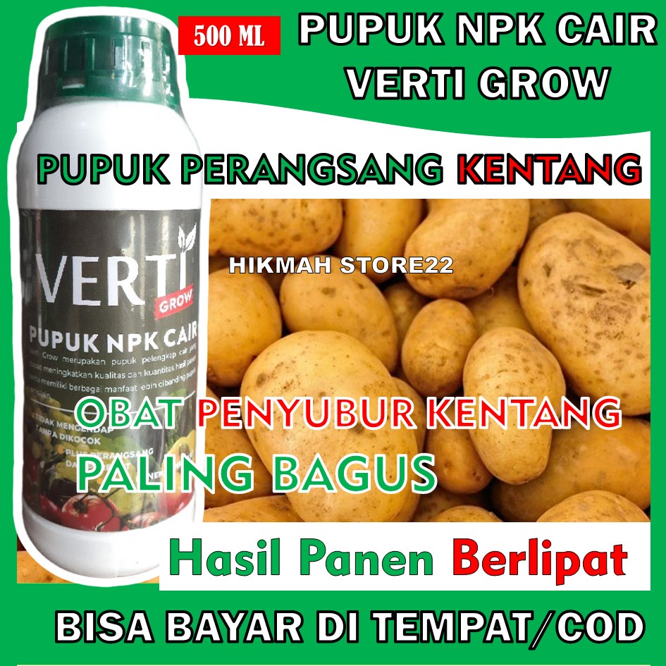 Jual Pupuk Npk Cair Verti Grow Ml Pupuk Semprot Pelebat Tanaman