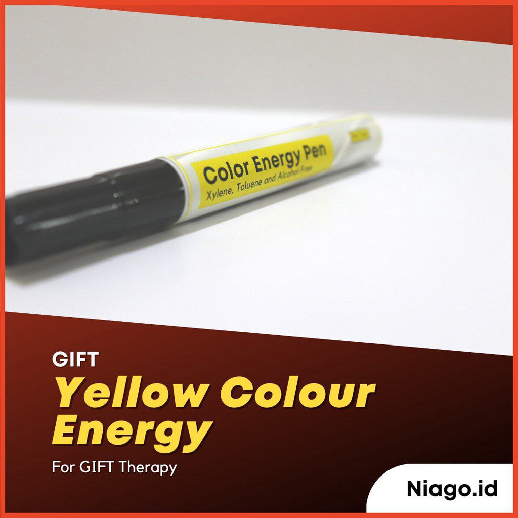 

YELLOW PEN ENERGY SPIDOL WARNA FOR THERAPY COLOR ENERGY YELLOW