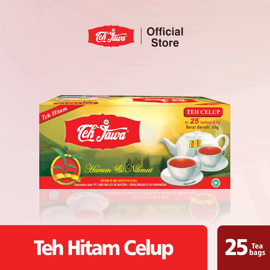 Teh Jawa Black Tea/Teh Hitam Celup isi 25