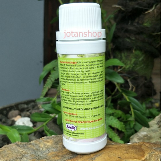 anti algae obat penghilang lumut alga remover aquarium raid all