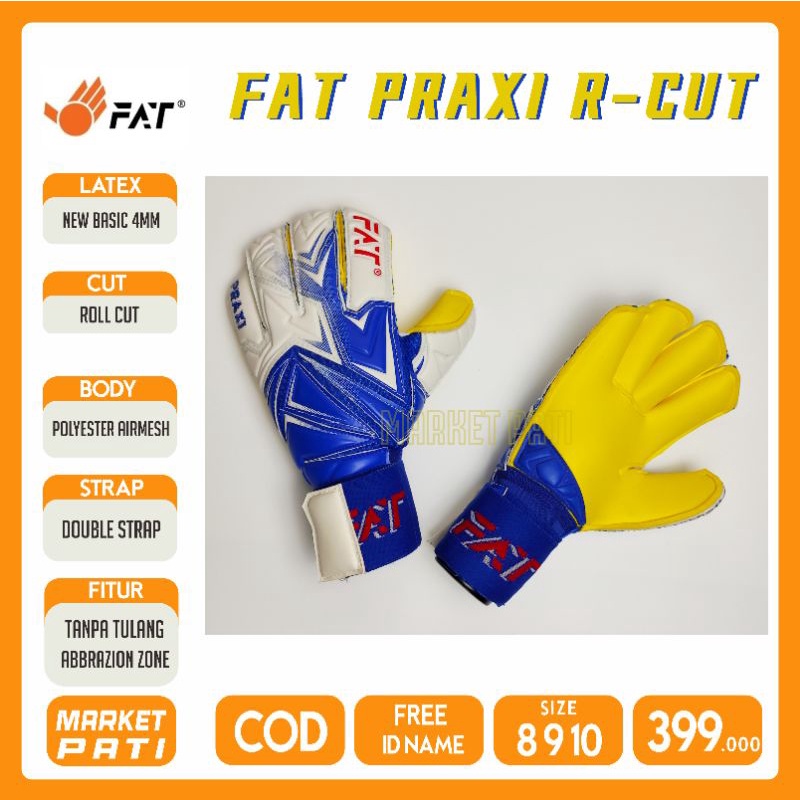 SARUNG TANGAN KIPER  FAT VENOM MEDIUS PRAXI  2022 ORIGINAL