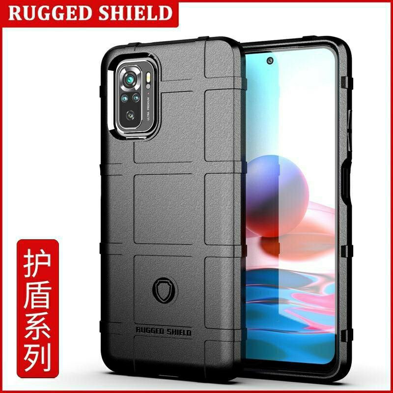 Redmi Note 10 / Note10 Pro Rugged Shield Cover Militery Premium Cover Tebal Soft Case