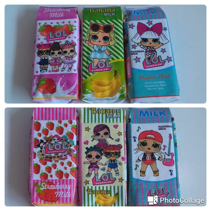 

Tempat Pensil Kotak Pensil Kotak Susu Juice Gambar LOL