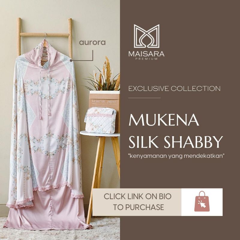 Mukena Silk Shabby Maisara Premium