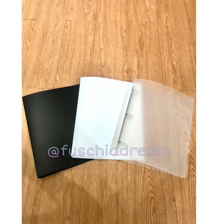 

Ad4 Banya4k,,Binder & Sleeve Transparan A4 3 Ring [Besar] untuk Photocard/Polaroid/Postcard KPOP |ku
