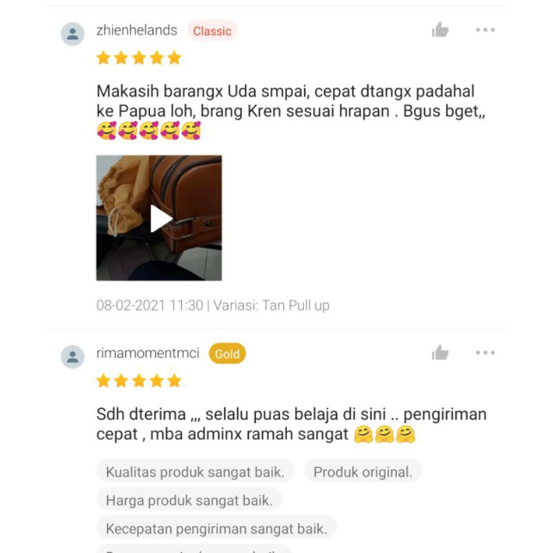 [VALQO] DISON Handbag Pouch kulit sapi cewek cowok Pria Wanita Laki Perempuan COD