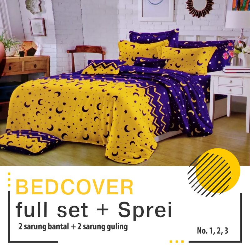 BEDCOVER Full SET, MURAH &amp; LENGKAP