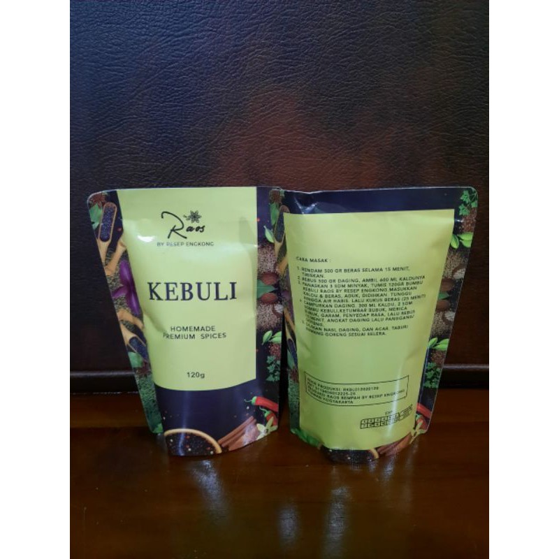 

Bumbu Kebuli Spesial Raos by Resep Engkong, homemade premium spices. bumbu instan
