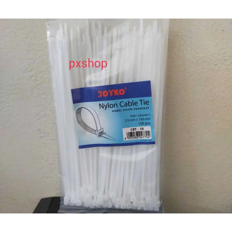 

Kabel Ties/Cable Tie Nylon 2,5mm x 150mm CBT-10