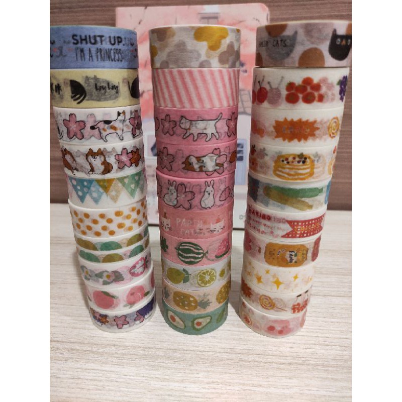 Selotip Kertas Washi Motif