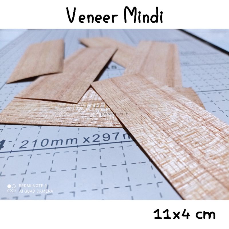 Veneer Mindi - Bahan Variasi Fingerboard