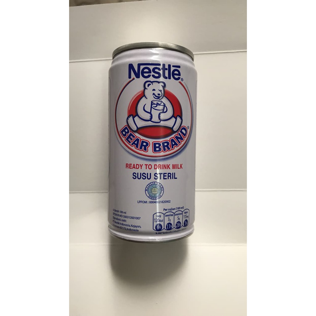 

Bear Brand 189 ml / Susu Beruang Kaleng 189ml Grosir Murah Dus Nestle