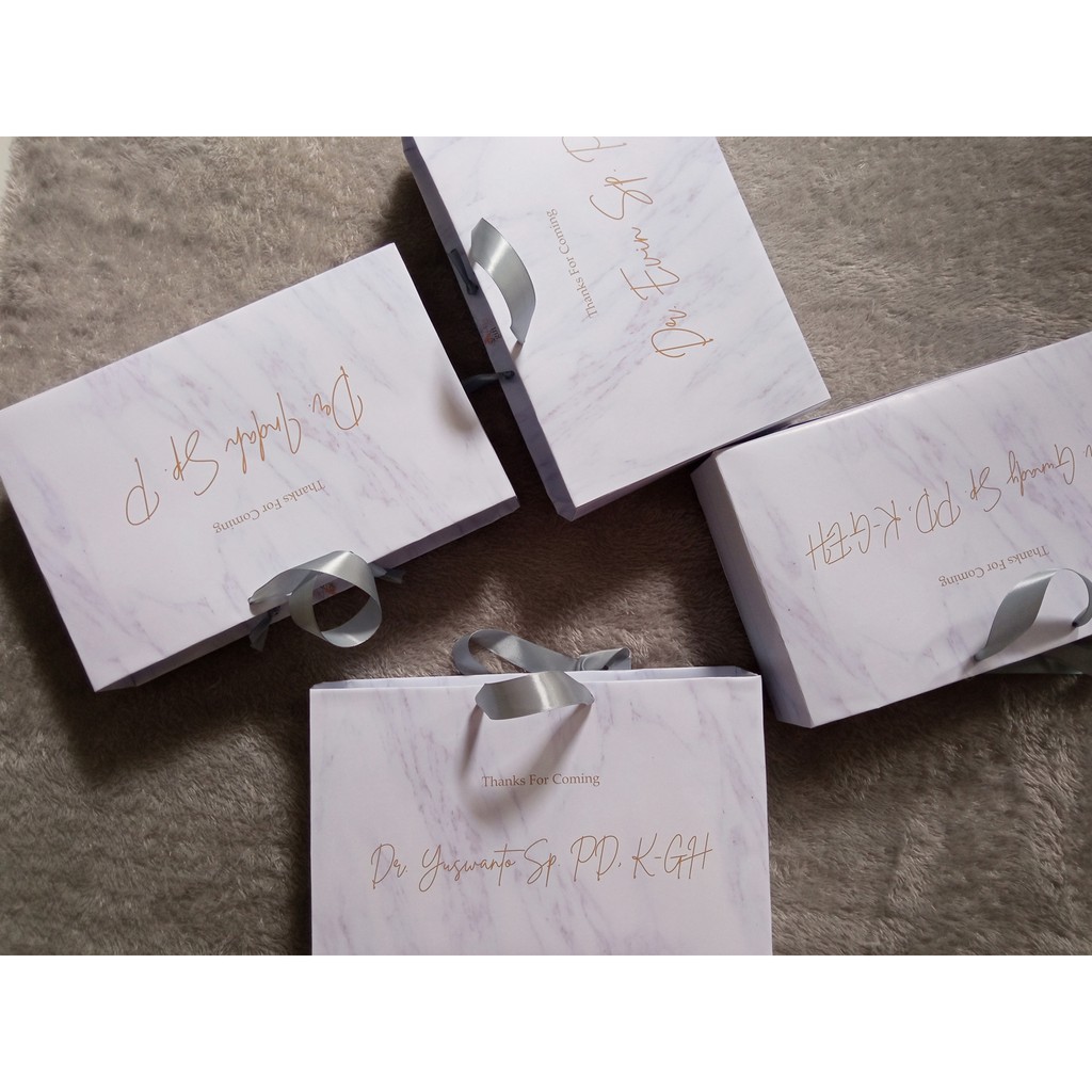 Paper bag bridesmaid