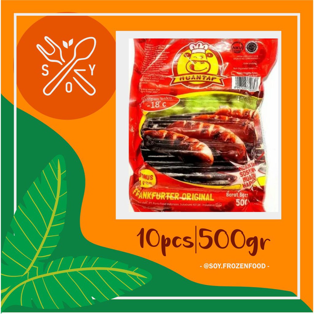 

SOSIS SAPI MUANTAP JUMBO 500 GRAM ISI 10 PCS