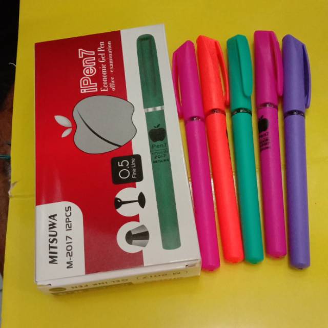 Pulpen /bolpoin gel ipen7 mitsua M 2017
