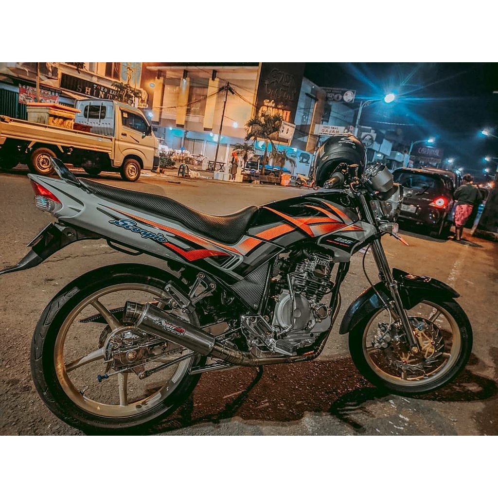 Knalpot ABRT20 SCORPIO Stainles Original Pabrik ABRT20