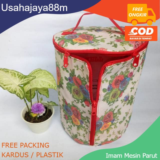 Rak piring/tas/bag piring/tempat piring kain organizer piring.full resleting  cantik karakter