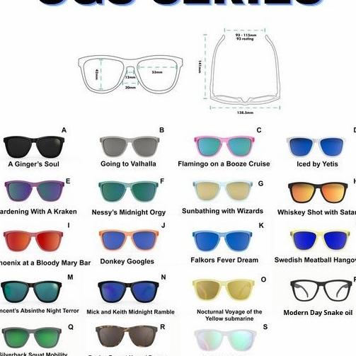 Kacamata goodr OG running sunglasses Kacamata hitam sepeda lari Goodr