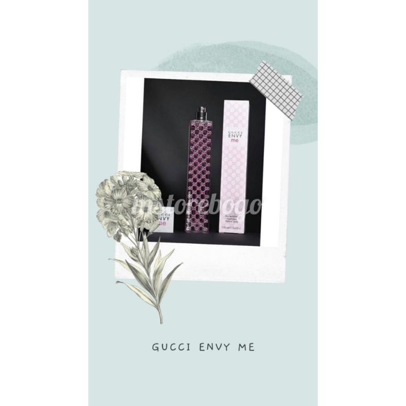 PARFUM WANITA GUCCI ENVY ME EDT 100ML ORIGINAL SINGAPORE MURAH