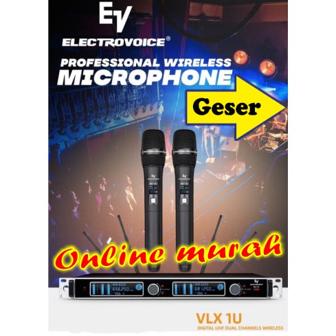 mic ev electrovoice electro voice vlx1u vlx 1u ORIGINAL