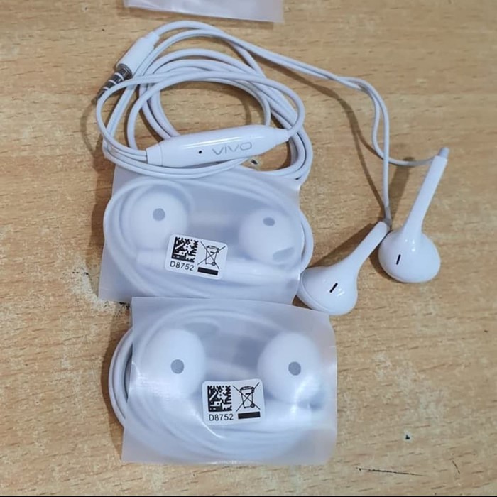 Headset hanset earphones handsfree Vivo V5/7/9/11 original ori cabutan 100%