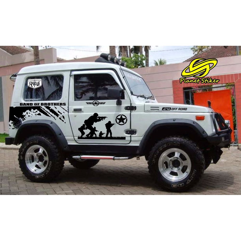 Sticker Cutting Stiker Mobil Katana Jimny Taft Jeep 1 Set