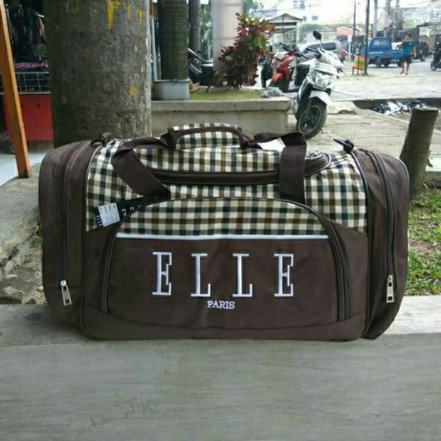 Tas travel bag Elle tas pakaian tas pulang kampung