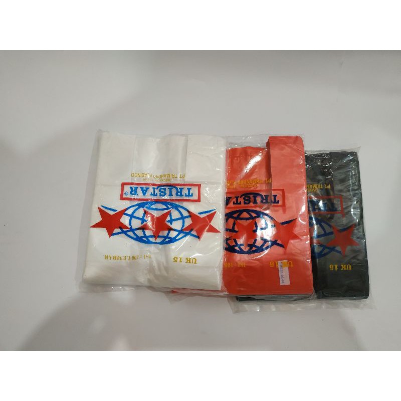 

Plastik Tristar 15 merah putih item