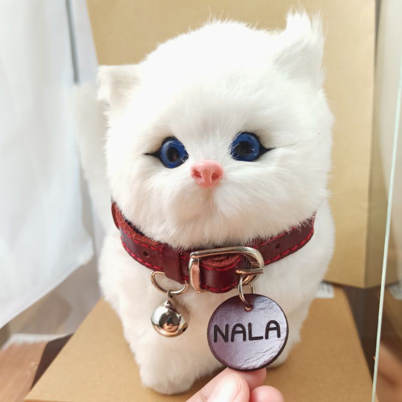 KALUNG ANJING KECIL KULIT NAMA CUSTOM