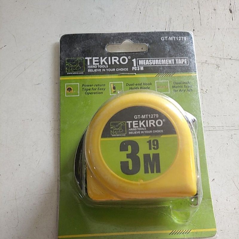 meteran 3 meter tekiro