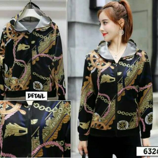 Jaket eb versace rantai