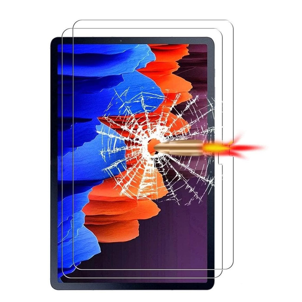 KOREAN Tempered Glass Samsung Tab S7 Plus 12.4 inch T970 T976B Anti Gores Kaca Tablet S7+