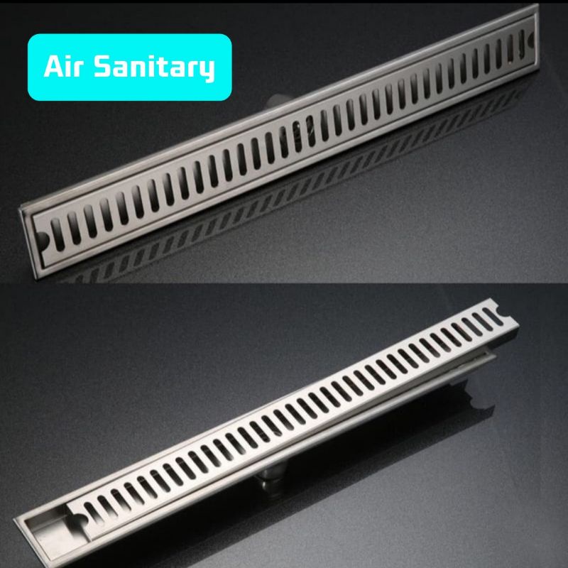 floor drain stainless sus 304 panjang 60cm/floor drain 60cm