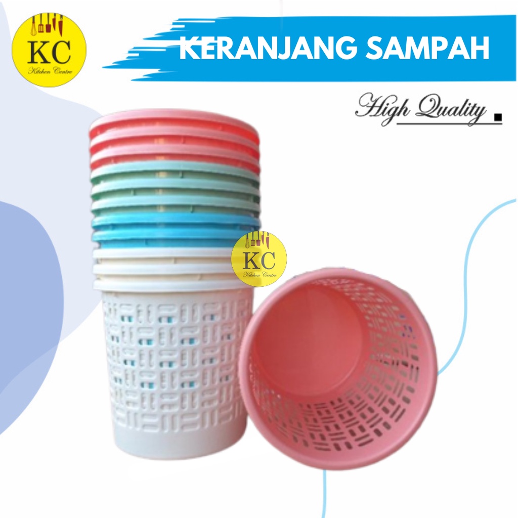 Jual Keranjang Sampah Bulat Calista Tempat Sampah 10 Liter Warna Pastel Keranjang Sampah 2060