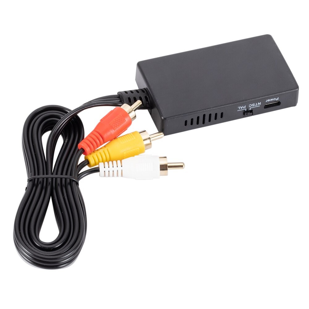 HDMI USLION Video Audio Konverter HDMI to AV Adapter - RHD494 - Black