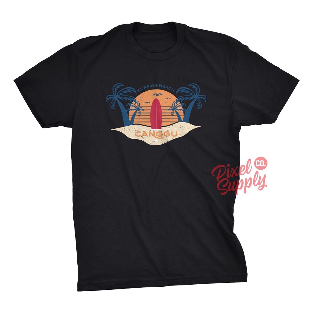 Kaos Surfing Beach Canggu Kaos Summer - Kaos Pantai Kaos Distro Original Premium