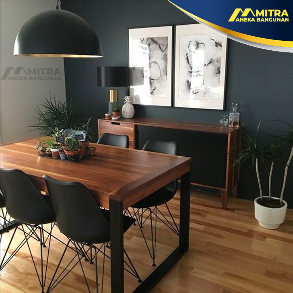 CAT TEMBOK EKSTERIOR INTERIOR NIPPON PAINT CRATER BLACK NP N 2030 A / VINILEX ELASTEX SPOTLESS / ABU