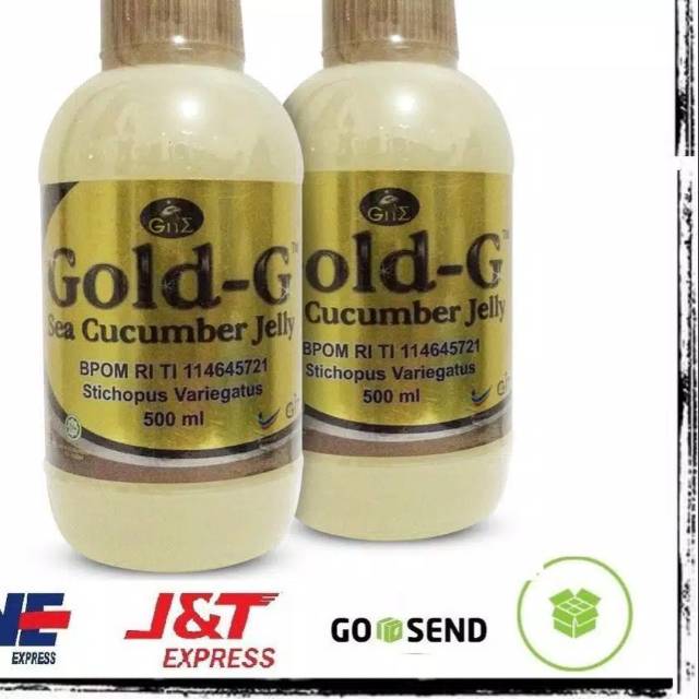 GOLD- G JELLY Gamat SEA CUCUMBER Teripang laut 500 ml original penangkal virus / nutrisi