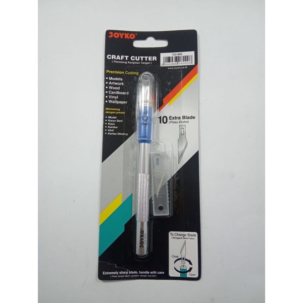 

JOYKO PEN CUTTER/ CRAFT CUTTER CU 502 + 10 pcs refill