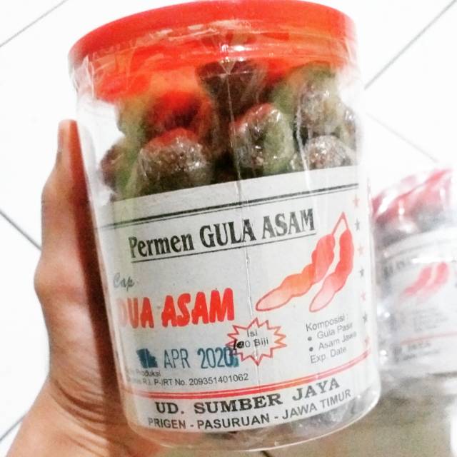 

Permen Gula Asem isi 100biji