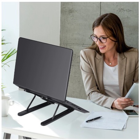 Holder Laptop Folding Lipat Notebook P1 IPAD Macbook Stand Dudukan