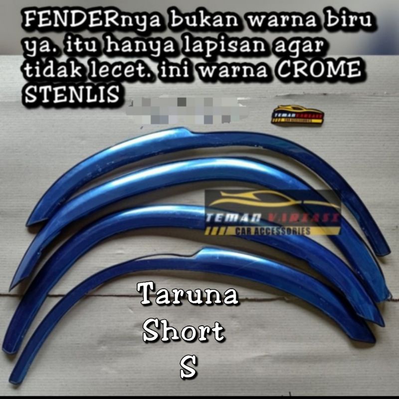 LIST LIS ATAS BAN FENDER TRIM MOBIL TARUNA SHORT S
