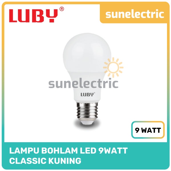 Luby Lampu Bohlam LED Cahaya Kuning / Warm White 3000K Classic SNI Samsung LED Inside Premium 10000 Jam 5W , 7W , 9 W , 12W , 15W , 18W , 24W Fitting E27 5 , 7 , 9 , 12 , 15 , 18 , 24 W / Watt