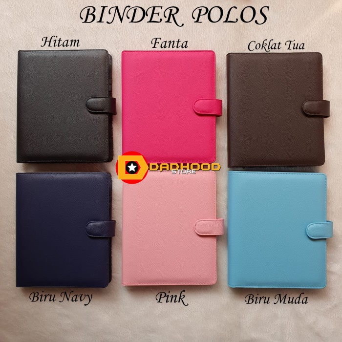 

Diskon Binder Polos Kulit Jeruk Sintetis Part 2, A5 Dan B5 Promo