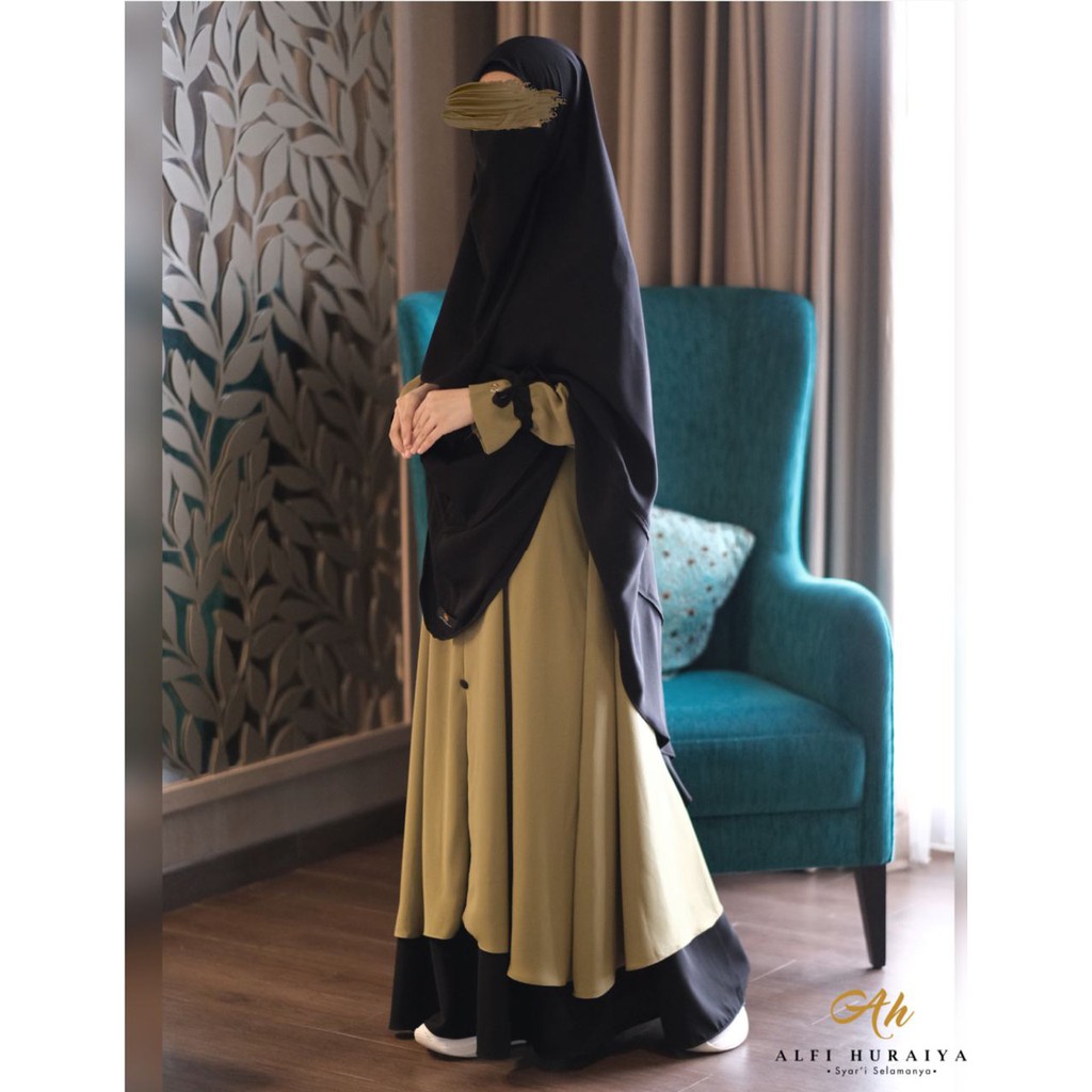 Gamis Set Senja By Alfi Huraiyah