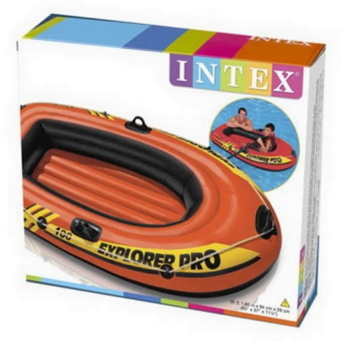 Intex 58355 Perahu Karet Explorer Pro 100 Boat Only Play Series