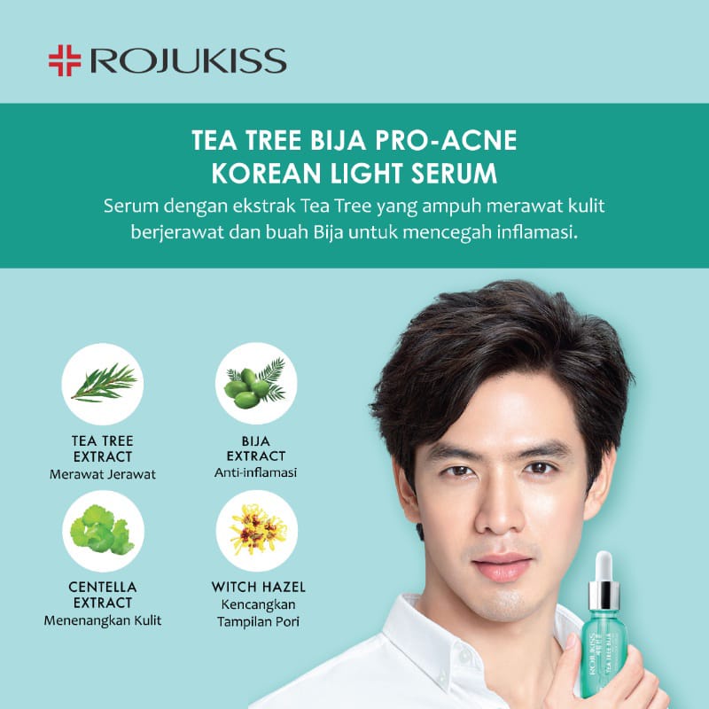 ROJUKISS Korean Light Serum - Orange C+ | Jeju Lotus Pinkish | Tea Tree Bija | Eggplant