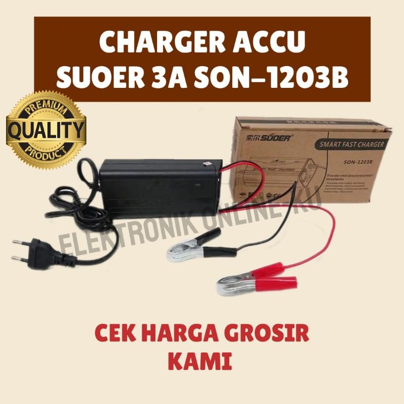 CHARGER ACCU SUOER 3A SON1203B