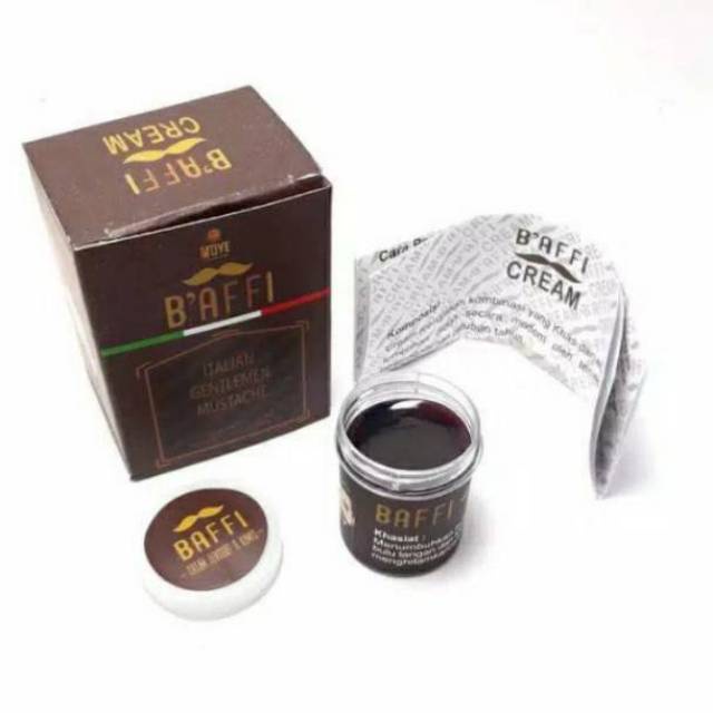 BPOM BAFFI CREAM PENUMBUH KUMIS,JENGGOT,JAMBANG,ALIS MATA,BULU TANGAN KAKI / CREAM BAFFI