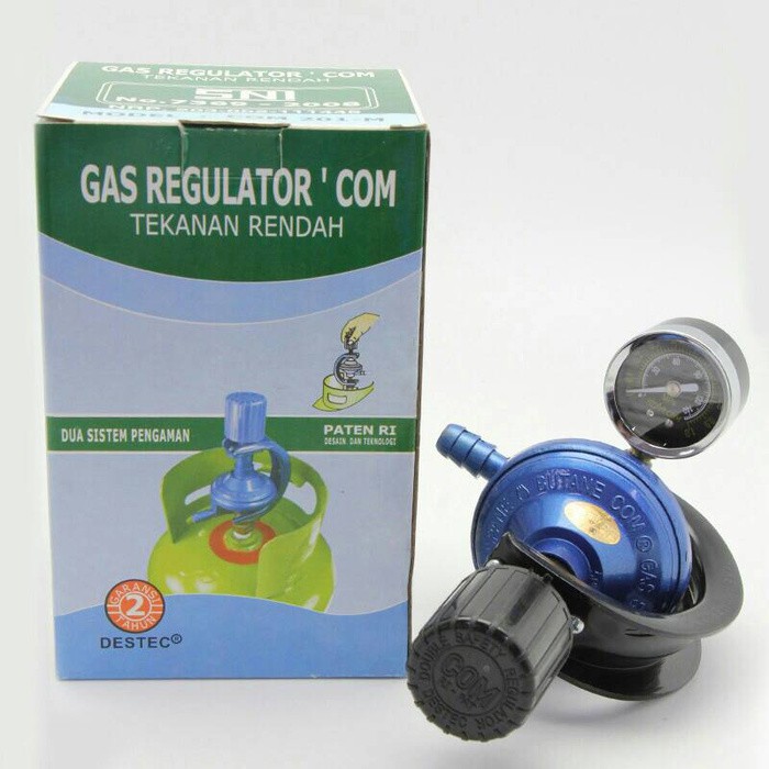 Regulator Gas otomatis LPG + Pengaman Destec 201M